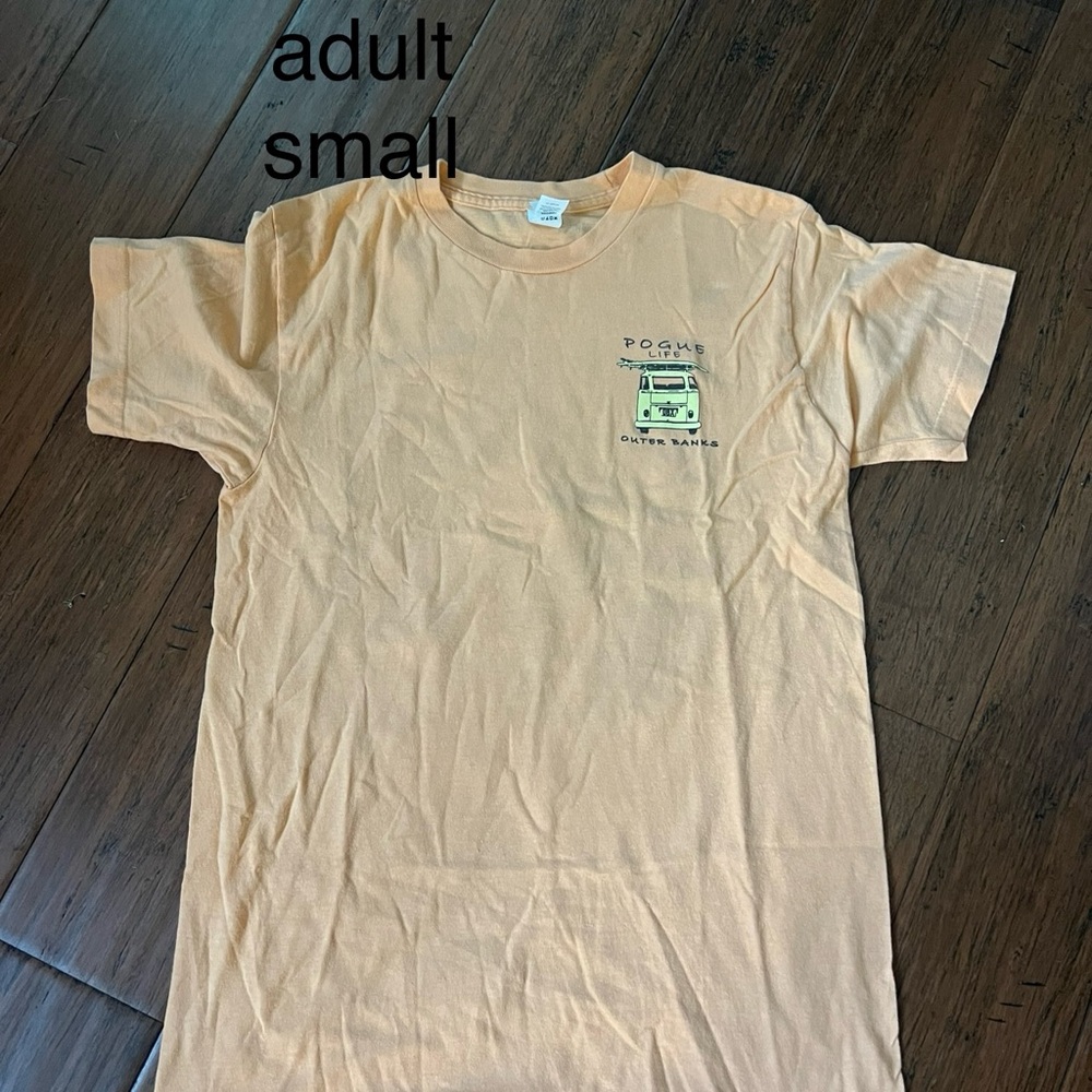 OBX Pogue Life Light Orange Graphic T-Shirt